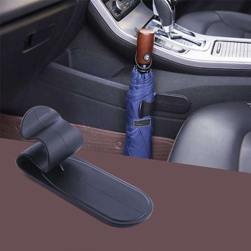 Multifunction Auto Umbrella Hook Multi Holder Hanger Car Seat Clip Fastener Rack Car Umbrella Hook H