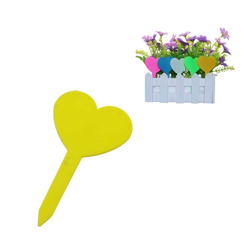 100 PCS Gardening Plant Pot Decoration Love Label Garden Seedling Potted Flower Plant Mark(White)
