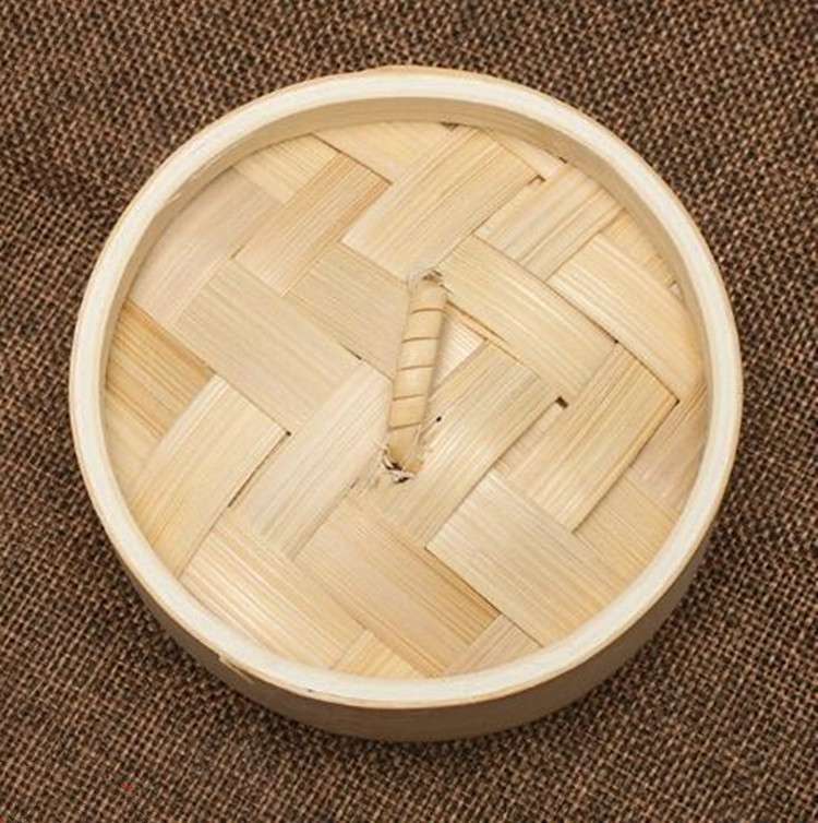 Xiaolongbao Bamboo Steamer Household Steamed Dumpling Cage Drawer Multi Layer Deepened Bamboo Steami