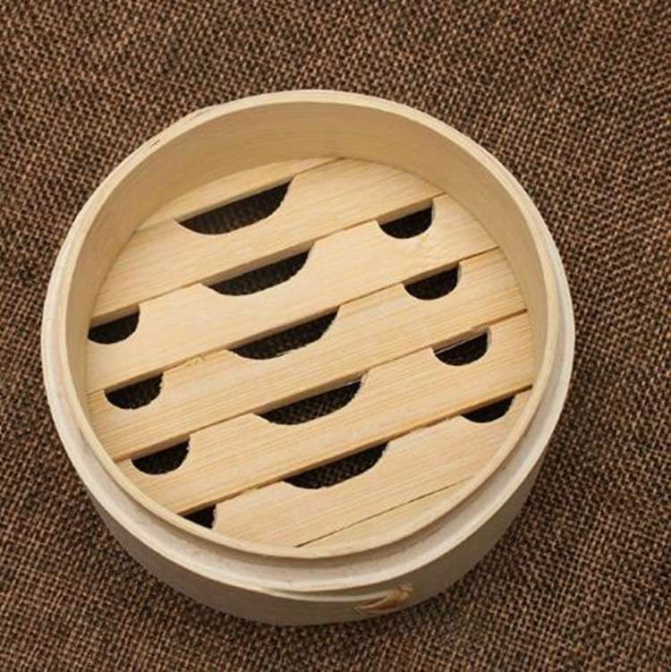 Xiaolongbao Bamboo Steamer Household Steamed Dumpling Cage Drawer Multi Layer Deepened Bamboo Steami