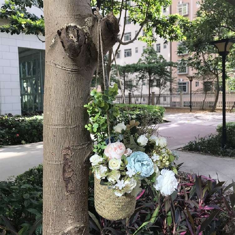 SDTGP5 Succulent Flower Basket Hanging Basket