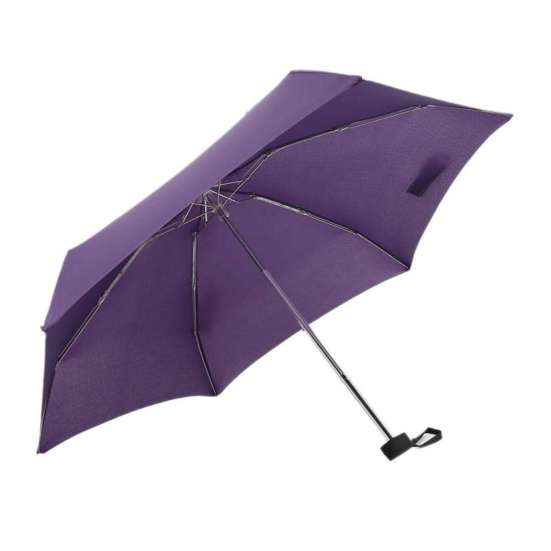 Mini Capsule Pocket Umbrella Windproof Foldable Travel Compact Umbrella(Gray)