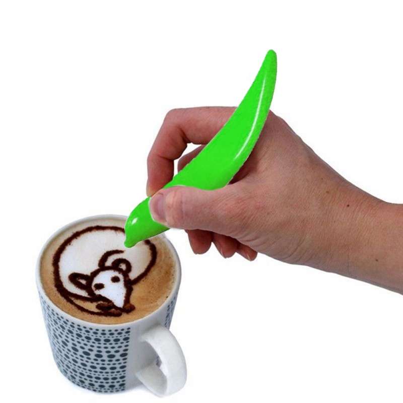 New Electric Latte Art Pen For Coffee Cake Pen For Spice Cake Decorating Pen Coffee Carving Pen Baki