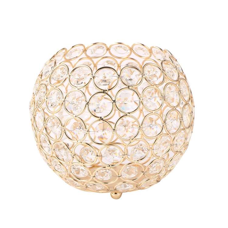 Crystal Ball Candlestick Vase Road Lead Ball Type Candlestick Wedding Candlestick Decoration, Size:8