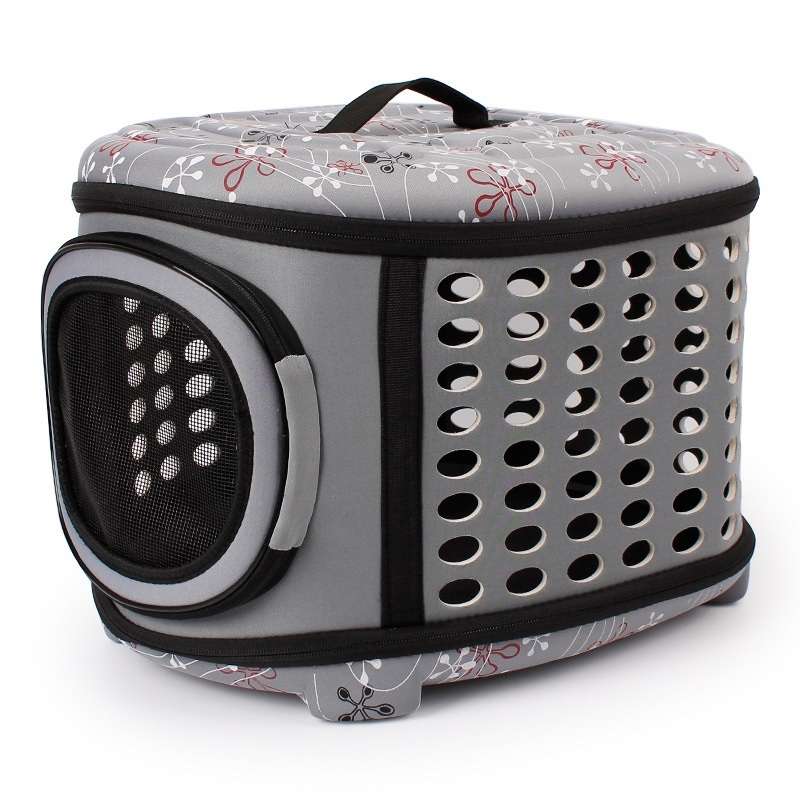 EVA Portable Folding Pet Tote Pet Carrier Bag(Beige)