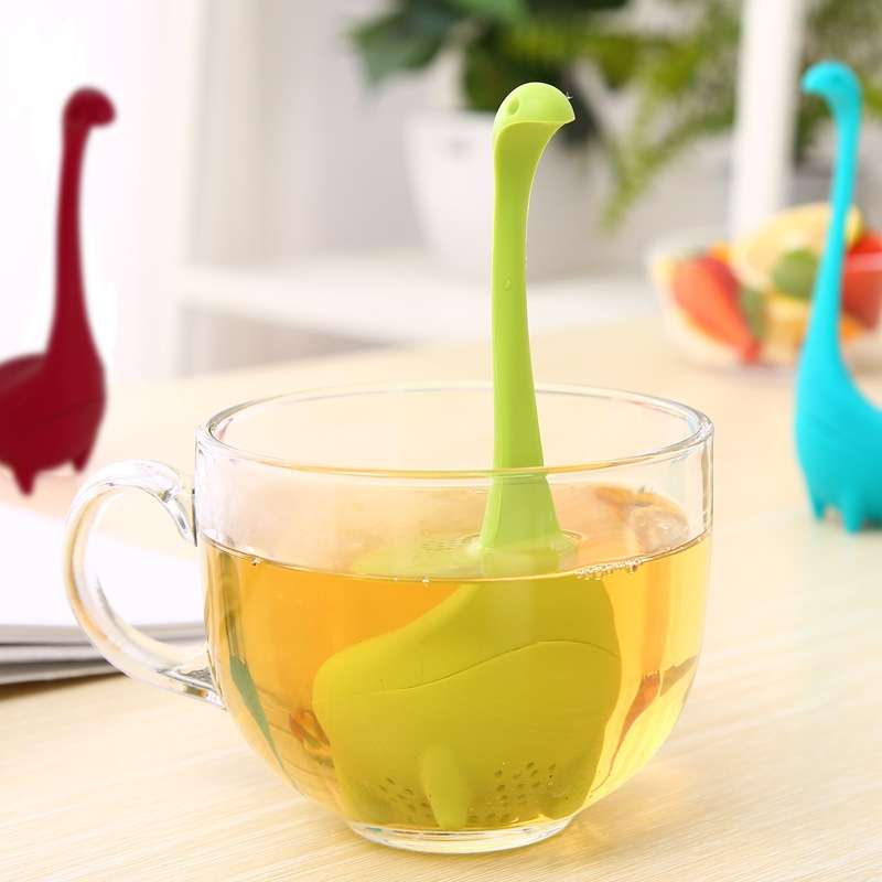 Food Grade PP Cooking Dinosaur Infuser Loch Ness Monster Shape Heat Resistance Total Tea Strainers T