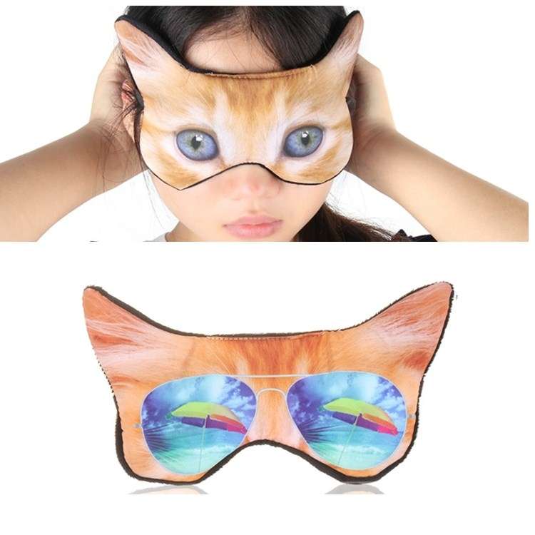 3D Eye Mask Shading Sleeping Cartoon Animal Printed Eye Mask(Tiger)