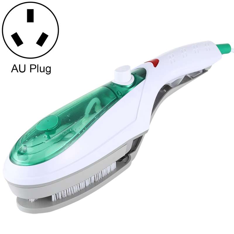 Handheld Garment Steamer Brush Portable Clothes Steam Iron, AU Plug 220V(Blue)