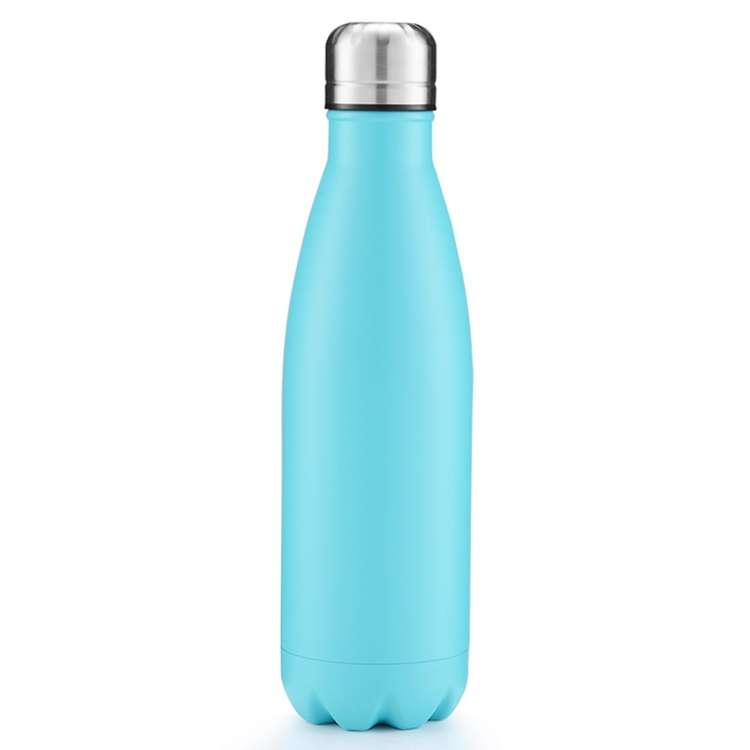 Thermal Cup Vacuum Flask Heat Water Bottle Portable Stainless Steel Sports Kettle, Capacity:500ml(Si
