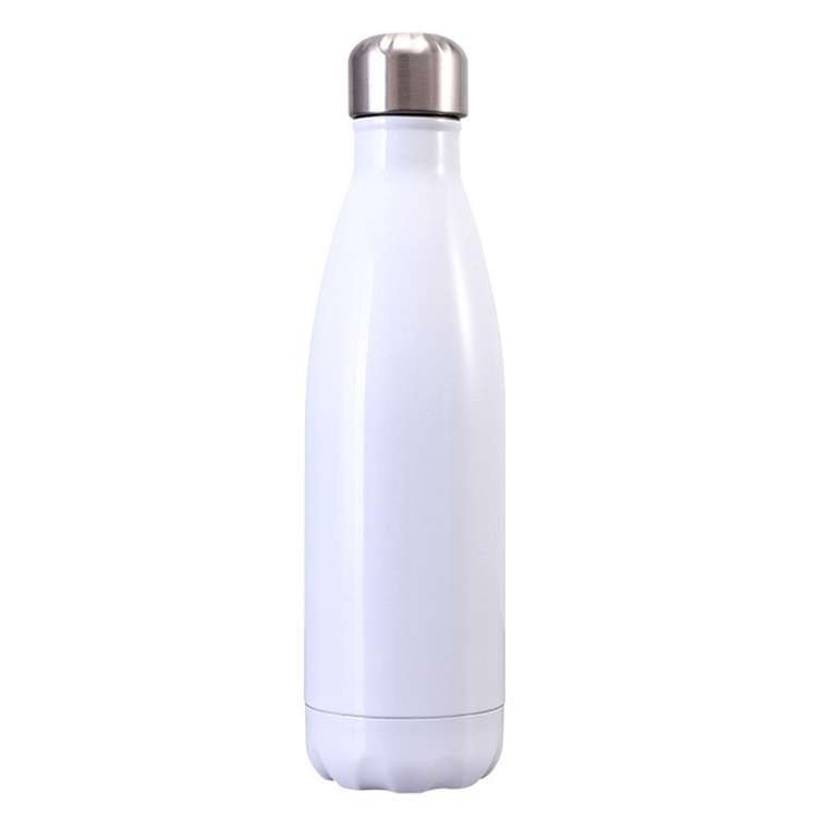 Thermal Cup Vacuum Flask Heat Water Bottle Portable Stainless Steel Sports Kettle, Capacity:500ml(Si