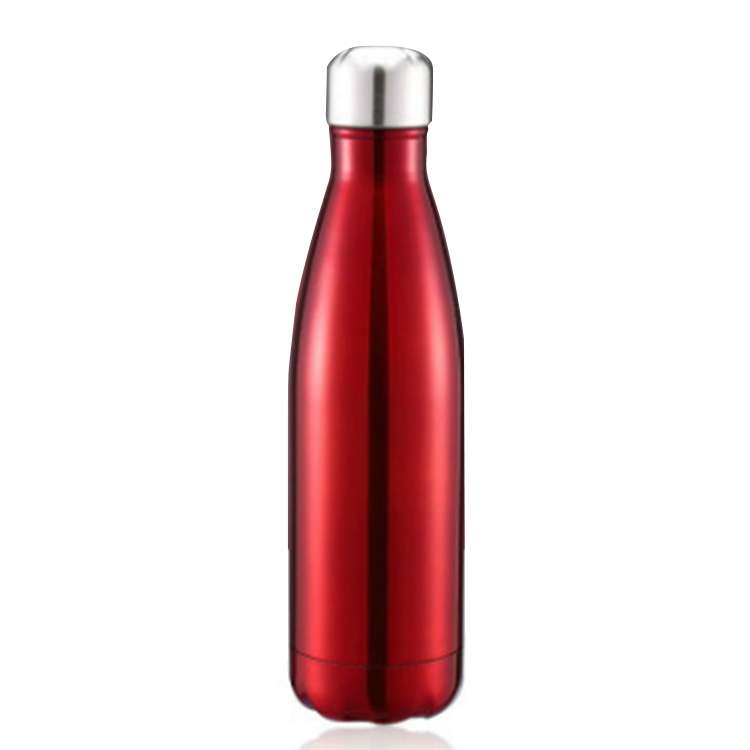 Thermal Cup Vacuum Flask Heat Water Bottle Portable Stainless Steel Sports Kettle, Capacity:500ml(Si