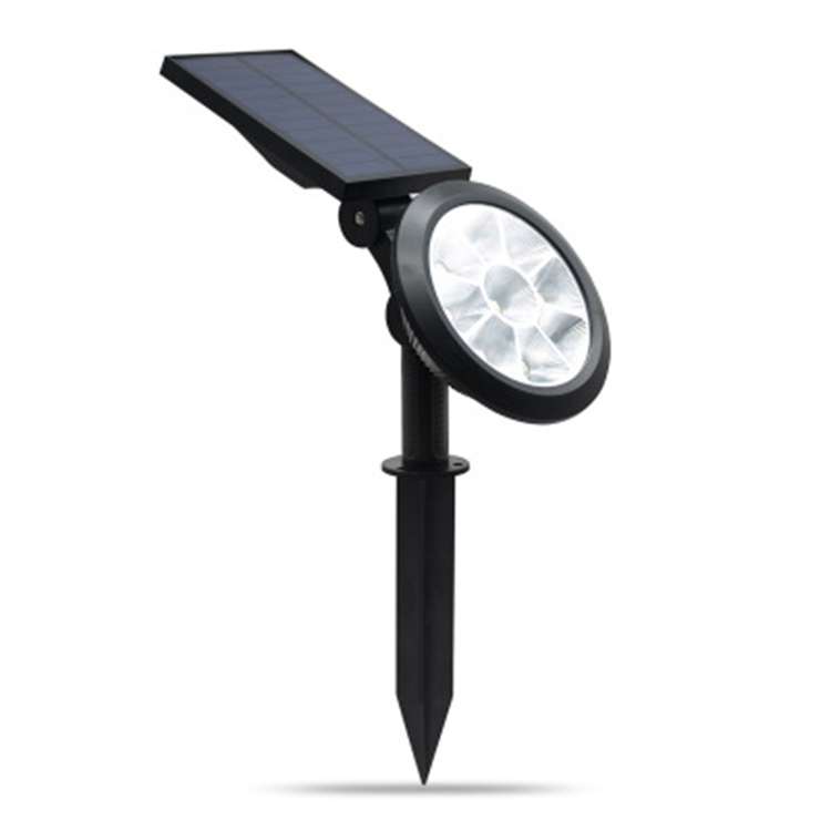 9 LEDs Solar Power Garden Lights LED Outdoor Garden Adjustable IP65 Waterproof Light(Colorful Changi