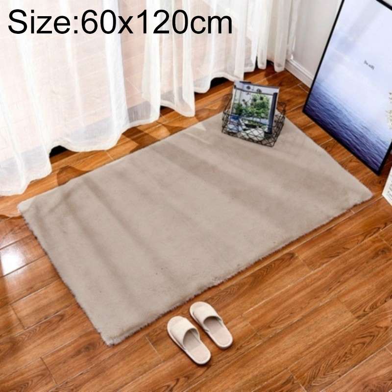 Rug Artificial Rabbit Hair Carpet Non-slip Floor Mats for Living Room Bedroom Balcony Home Decoratio