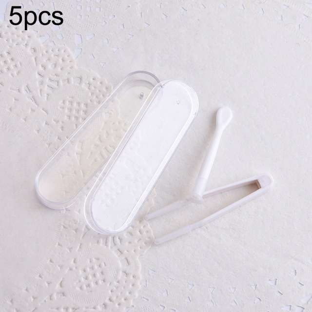 5pcs Portable Contact Lens Special Tweezer and Stick Set Travel Kit(Green)