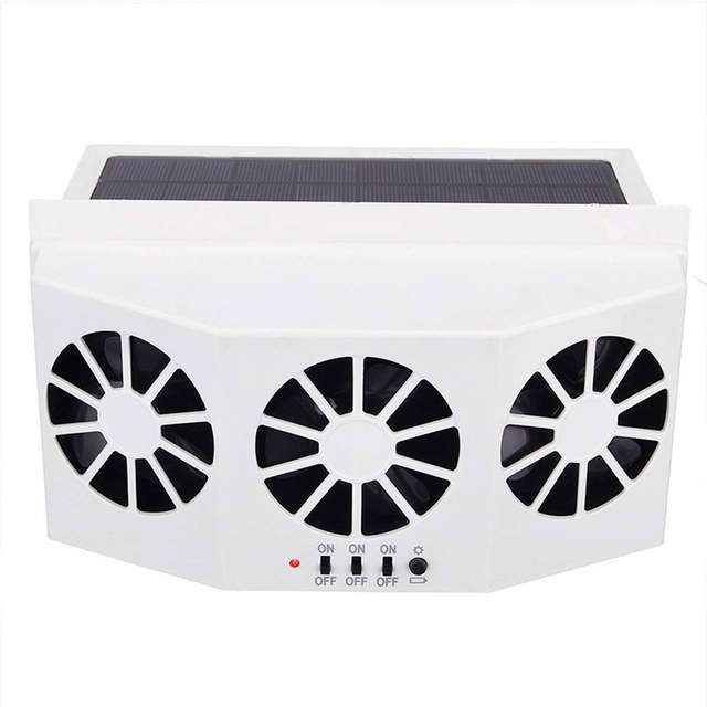 Solar Car Radiator Energy Saving Environmental Protection Detoxification Deodorization Radiator(Blac