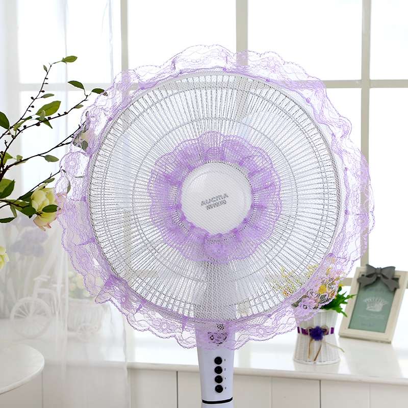 Anti-pinch Electric Fan Safety Cover Protection Net Dustproof Cover(Blue)