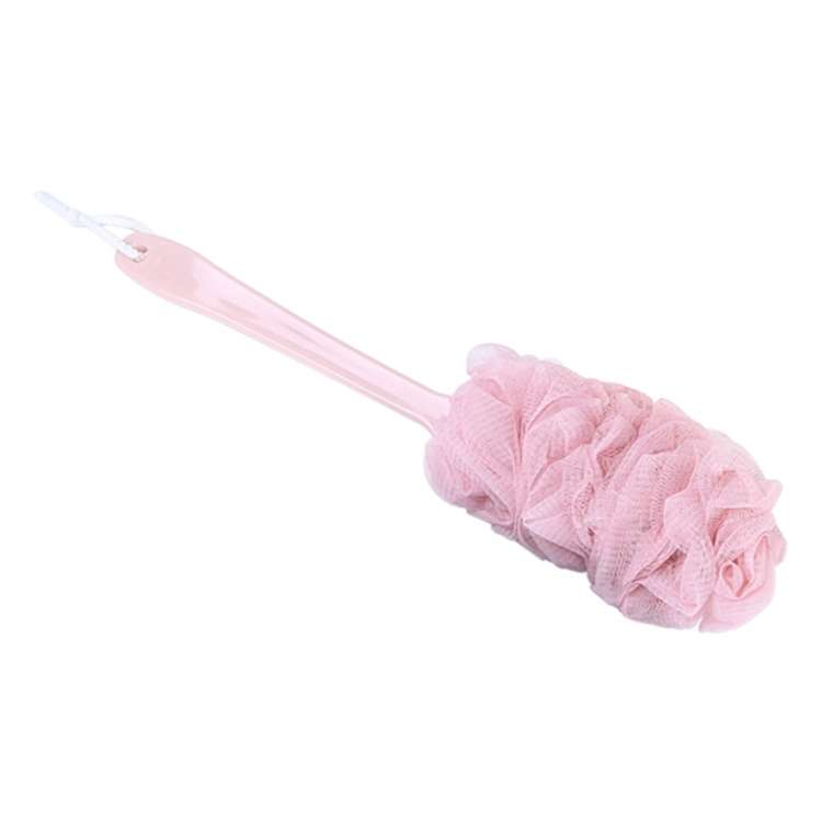 Thick Non-slip Long Handle Bath Brush Bath Rub(Beige)