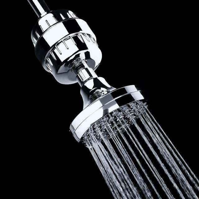 10-15 Layer Activated Carbon Bathroom Shower Filter Bathing Water Filter Purifier Water Shower Set(W