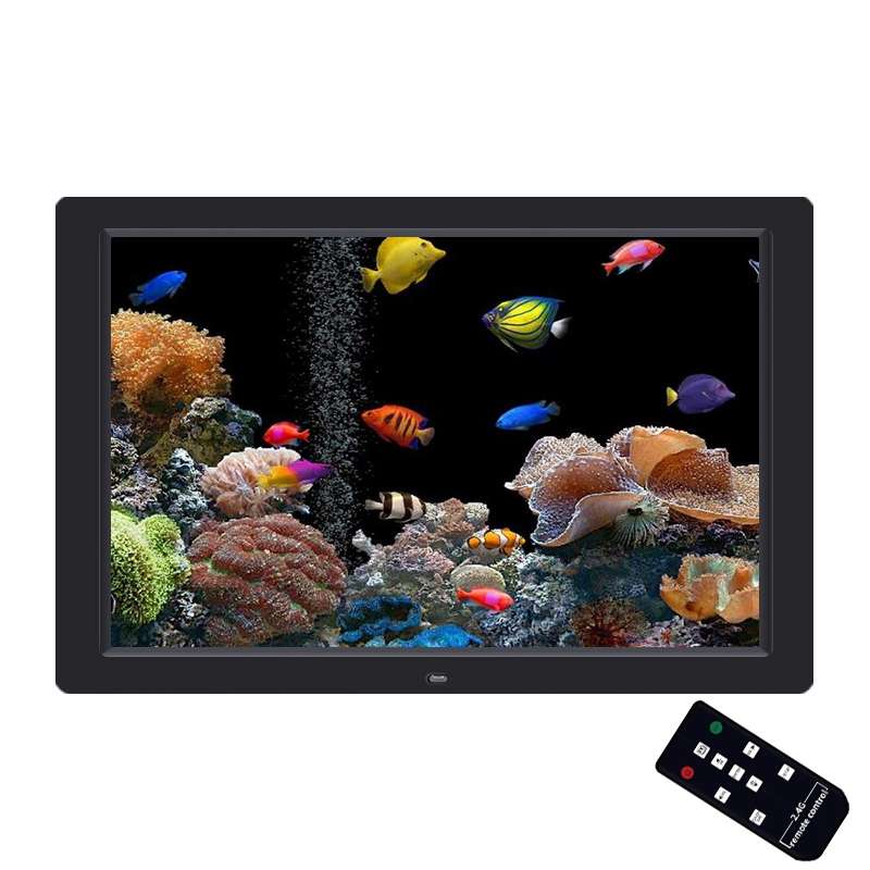 DPF-1201 12 inch 1280x800 Resolution Wall Mounted Advertising Machine LCD Electronic Photo Frame, Pl