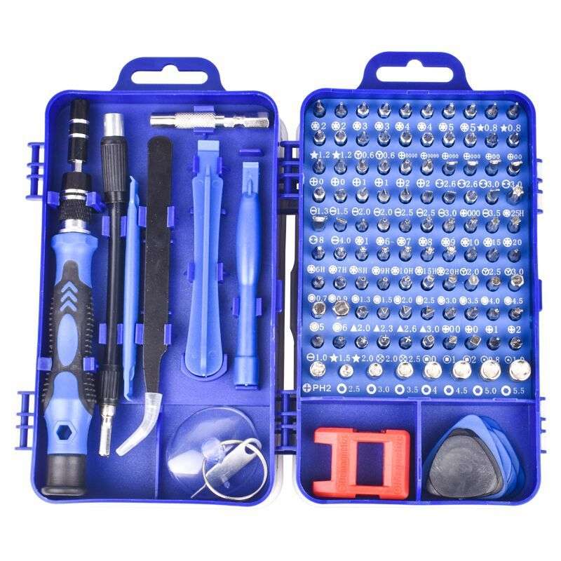 110 in 1 Magnetic Plum Screwdriver Mobile Phone Disassembly Repair Tool(Yellow)