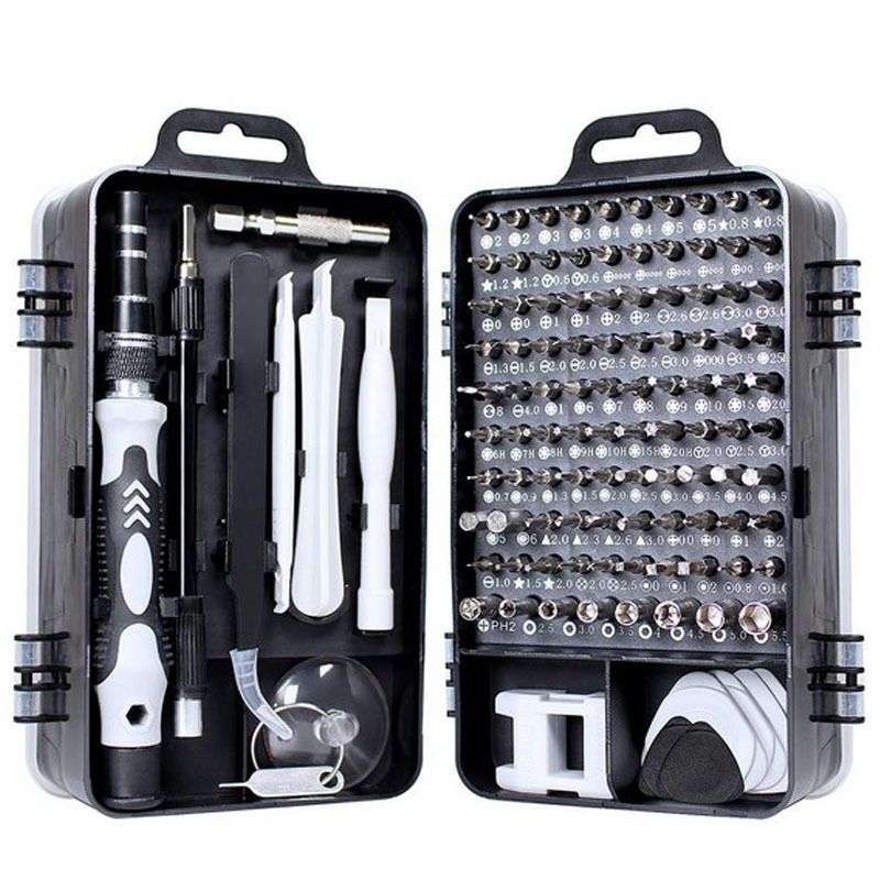 110 in 1 Magnetic Plum Screwdriver Mobile Phone Disassembly Repair Tool(Yellow)