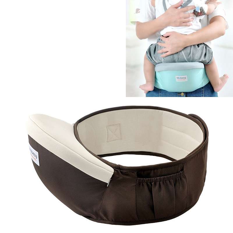 Waist belt Baby Carrier Waist Stool Walkers Baby Sling Hold Waist Belt Backpack(Blue)
