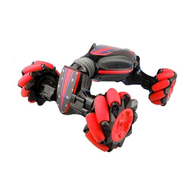 Gesture Sensing Remote Control Twisting Car Light Music Deformation Car Drift Traverse Dance Off-roa