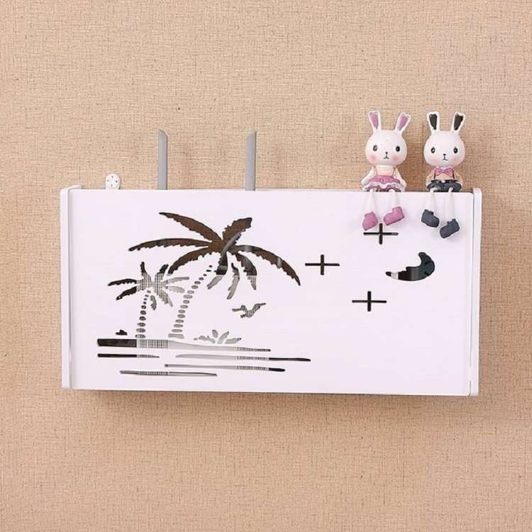 Socket Router Storage Box Set-top Box Decoration TV Cabinet Living Room Junction Box, Size:40.5x20.5
