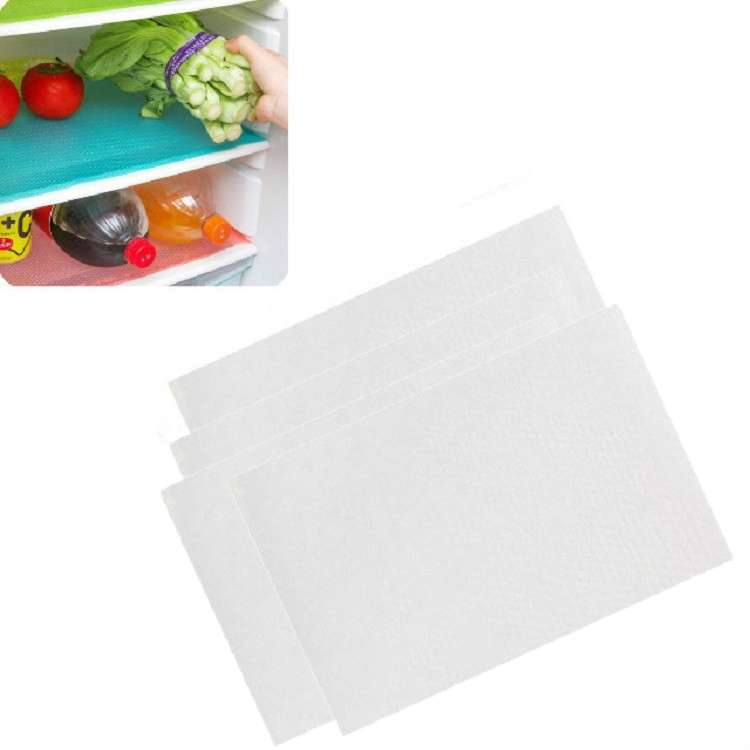 4 PCS / Set Environmentally Friendly Waterproof Washable Antibacterial Antifouling Refrigerator Mat,