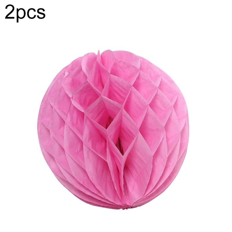 2 PCS Wedding Room Decoration Festive Mall Decoration Paper Honeycomb Ball Lantern, Size:8 inches 20