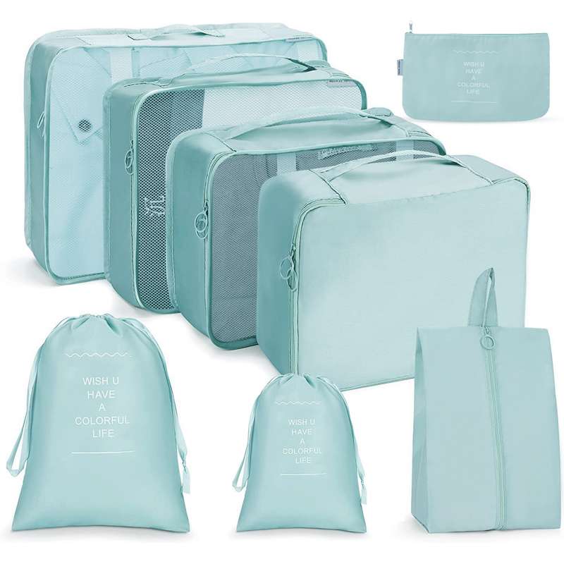 8 In 1 Beam Mouth Travel Storage Bag Set Folding Storage Bag