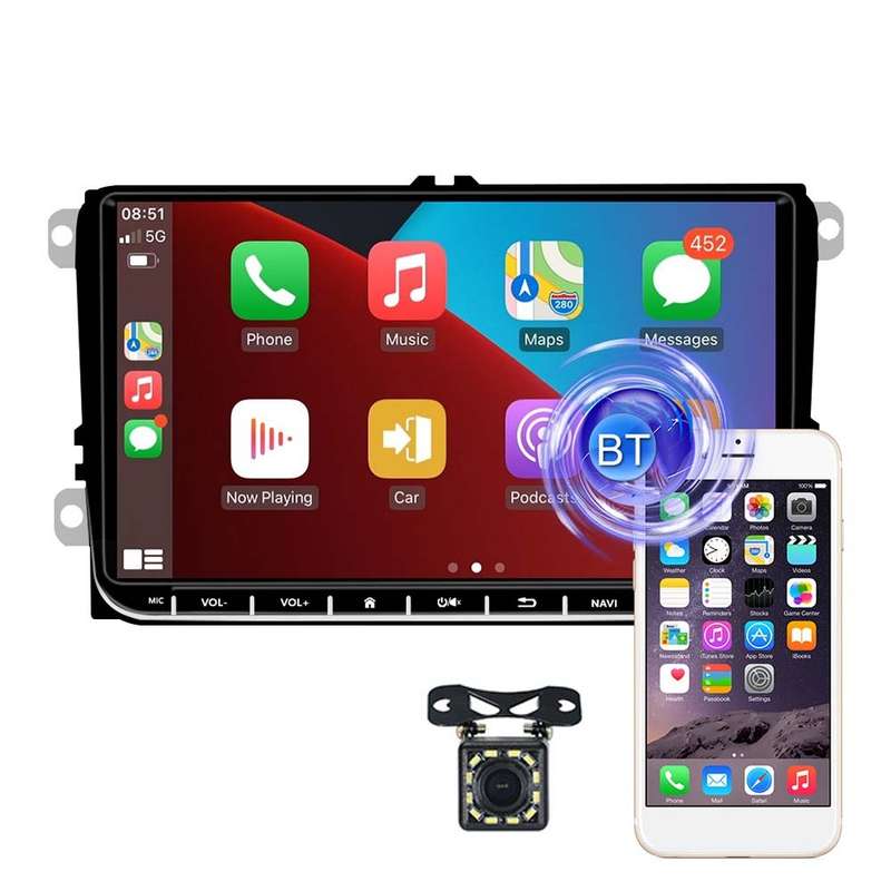 A3041 For Volkswagen 2+64G 9-inch Central Control Large Screen With Carplay Car Android10.0 Navigato