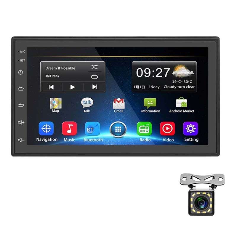 A2222KT 7 Inch Android Navigation WiFi Version 2+64G GPS Bluetooth 2.5D Screen Car Central Control M
