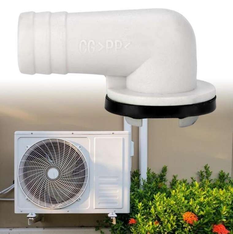 Elbow Air Conditioning External Air Conditioner Outlet Drain Nozzle Universal Drainage Tool for LG A