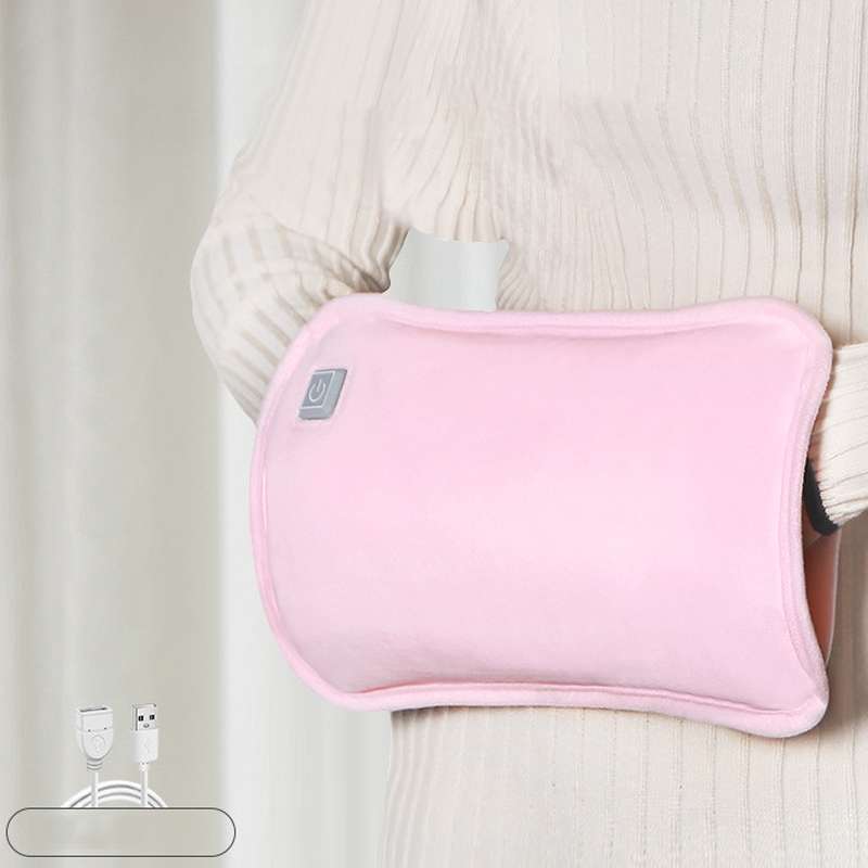 Waterless Graphene Hot Water Bag Rechargeable Hand Warmer,Style: Glove Version 3 Geat(Ink Green)