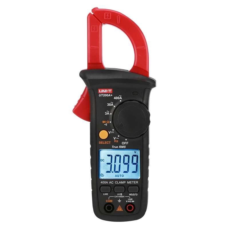 UNI-T UT200A+ 400A Digital Clamp Multimeter AC/DC Voltage Detector Frequency Resistance Tester