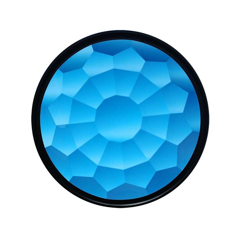 82mm Kaleidoscope Prism Foreground Blur Camera Glass Filter Lens