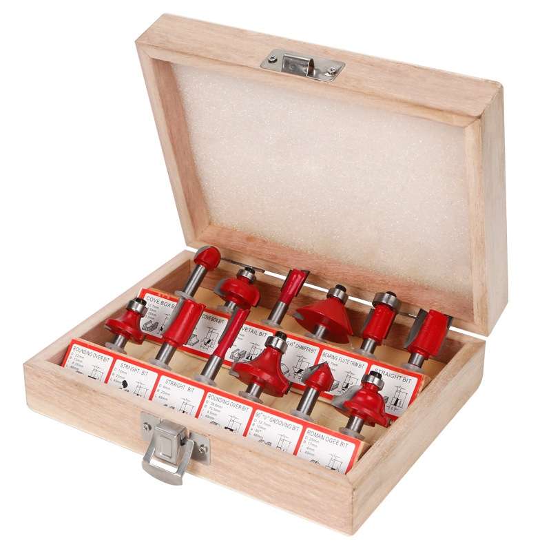 Woodworking Milling Cutter Set Trimming Machine Head Electric Wood Milling Engraving Machine Cutter,