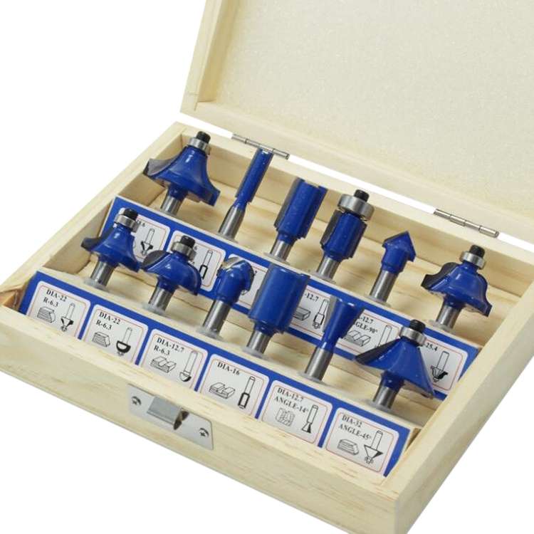 Woodworking Milling Cutter Set Trimming Machine Head Electric Wood Milling Engraving Machine Cutter,
