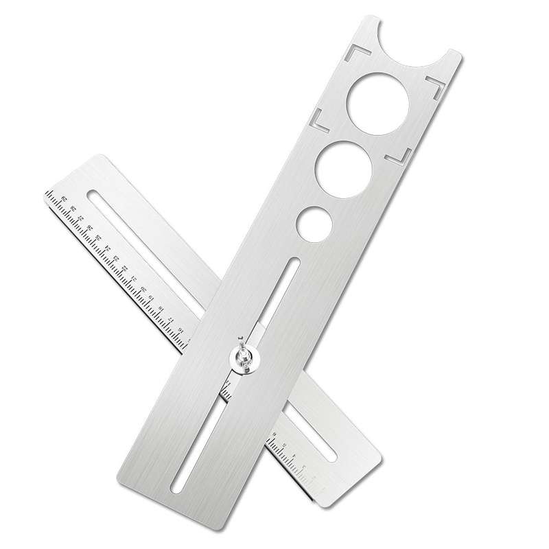 Tile Universal Hole Positioner Multifunctional Marble Perforation Measurement Adjustable Wall Floor