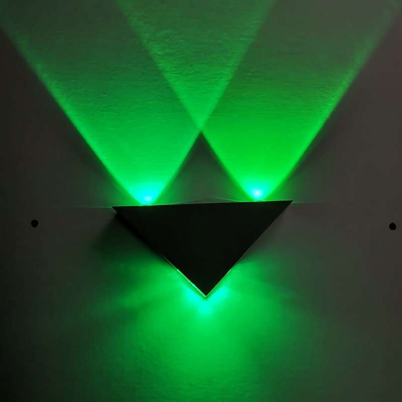 9W LED Triangle Wall Light Interior Corridor Aisle Lights(Warm White Light)