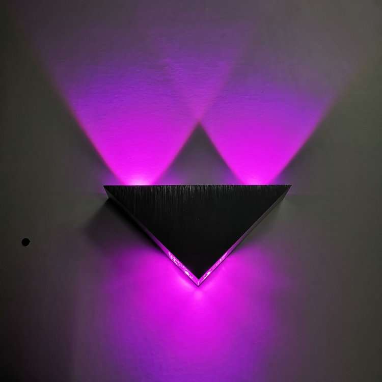 9W LED Triangle Wall Light Interior Corridor Aisle Lights(Warm White Light)