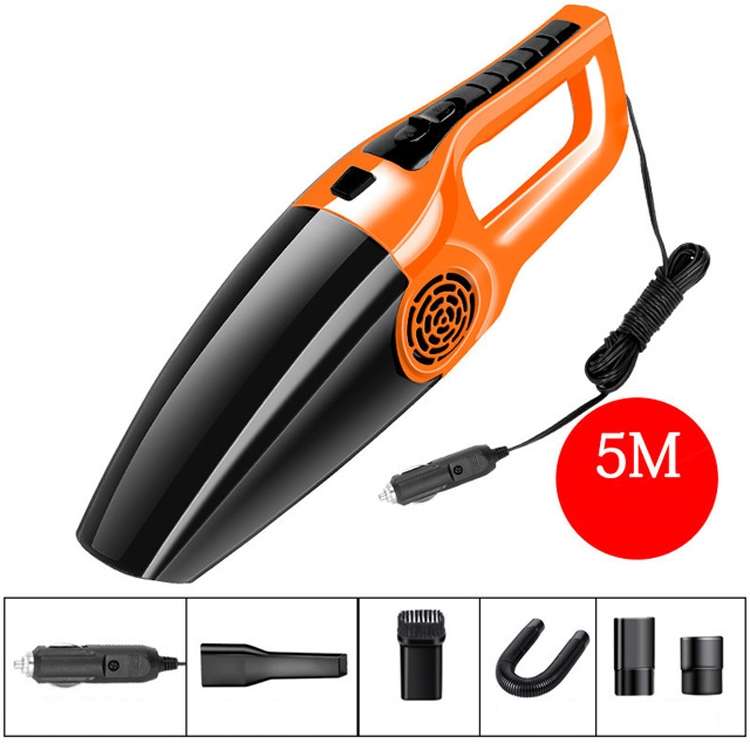 Car Vacuum Cleaner High Power 120W Home Car Dual-use Vacuum Cleaner Powerful Dry and Wet Wired Model