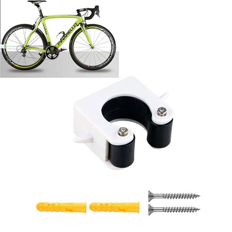 2 PCS Bicycle Parking Buckle Children Road Bike Mountain Bike Simple Wall Mount, Style:Road Bike(Bla