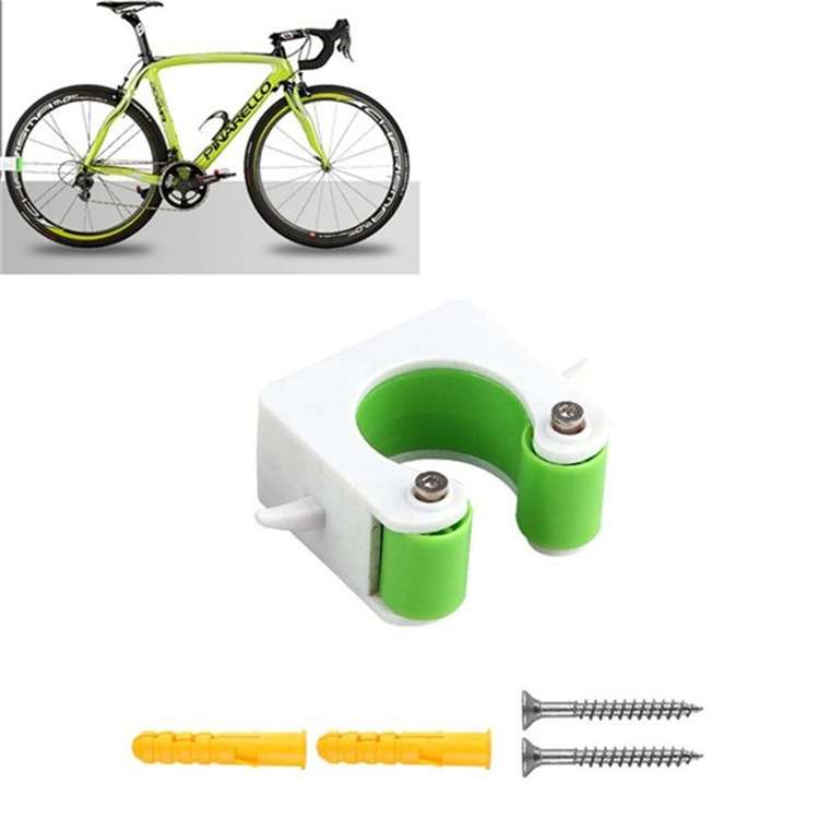 2 PCS Bicycle Parking Buckle Children Road Bike Mountain Bike Simple Wall Mount, Style:Road Bike(Bla