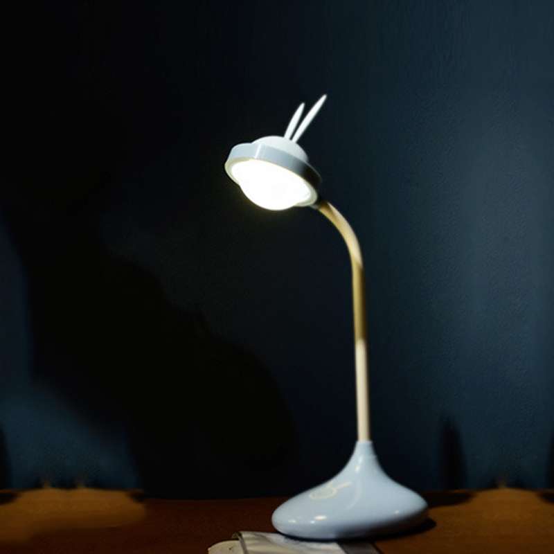 Rabbit Touch Desk Lamp USB Charging Eye Protection Creative Student Reading Bedroom Folding Bedside