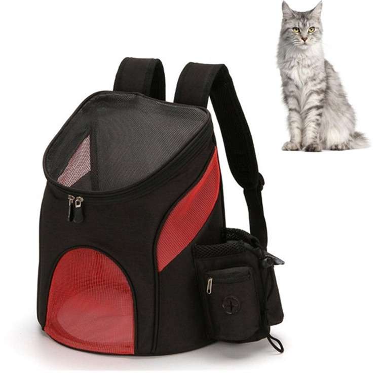 Go Out Portable Foldable Pet Cat and Dog Carry Backpack, Size:S (Gray)