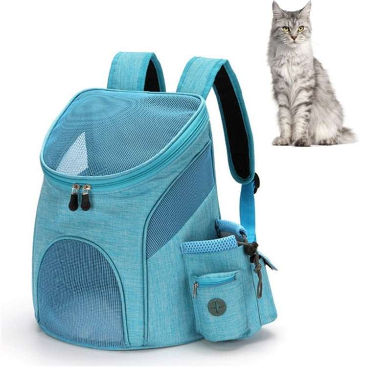 Go Out Portable Foldable Pet Cat and Dog Carry Backpack, Size:S (Gray)