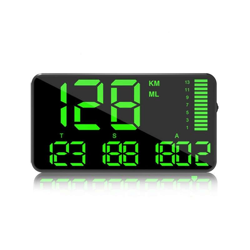 Kingneed C90 5.5inch HUD Car Head-up Display GPS Car Universal Mileage Speed Meter Speeding Alarm /