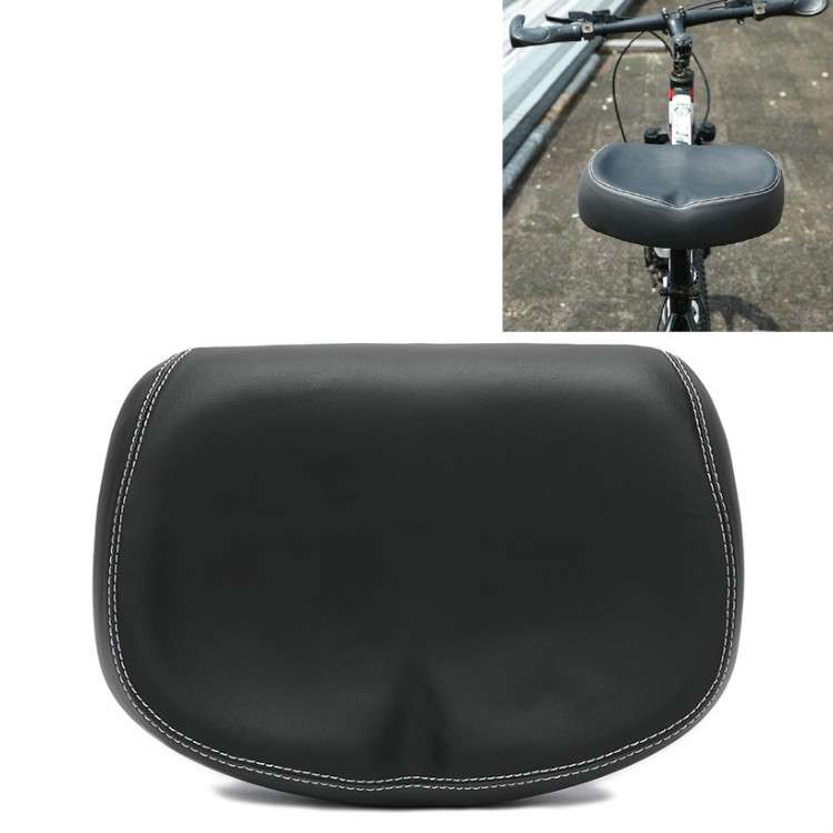 Bicycle Seat Mountain Bike Seat Cushion Shock Absorption no Nose Saddle Riding Equipment(Blue)